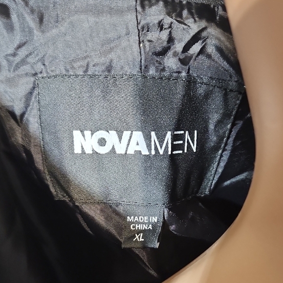 Fashion Nova Black Jacket with White Stitching - Picture 2 of 9